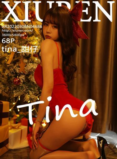 [XiuRen秀人网] 2022.03.08 No.4686 tina_甜仔 红色吊带[62P]