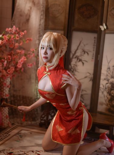 [Cosplay]二佐Nisa - Fate尼禄旗袍[20P]