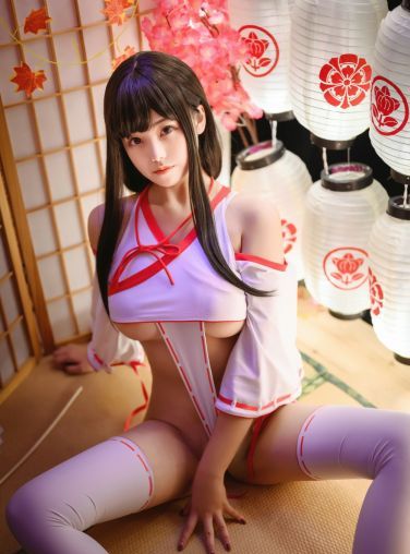 蜜汁猫裘 - 巫女[32P]