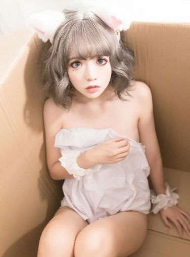 [Cosplay]疯猫ss - 白猫[30P]