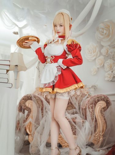 [Cosplay]雯妹不讲道理 - 尼禄女仆[20P]