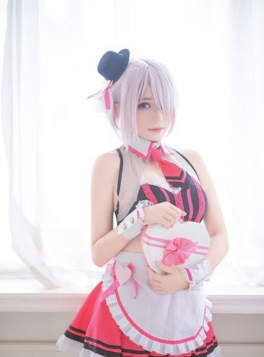 [Cosplay]菌烨tako - 玛修情人节女仆[9P]