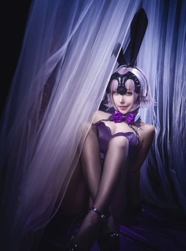 [Cosplay]菌烨tako - 黑贞德兔女郎[9P]