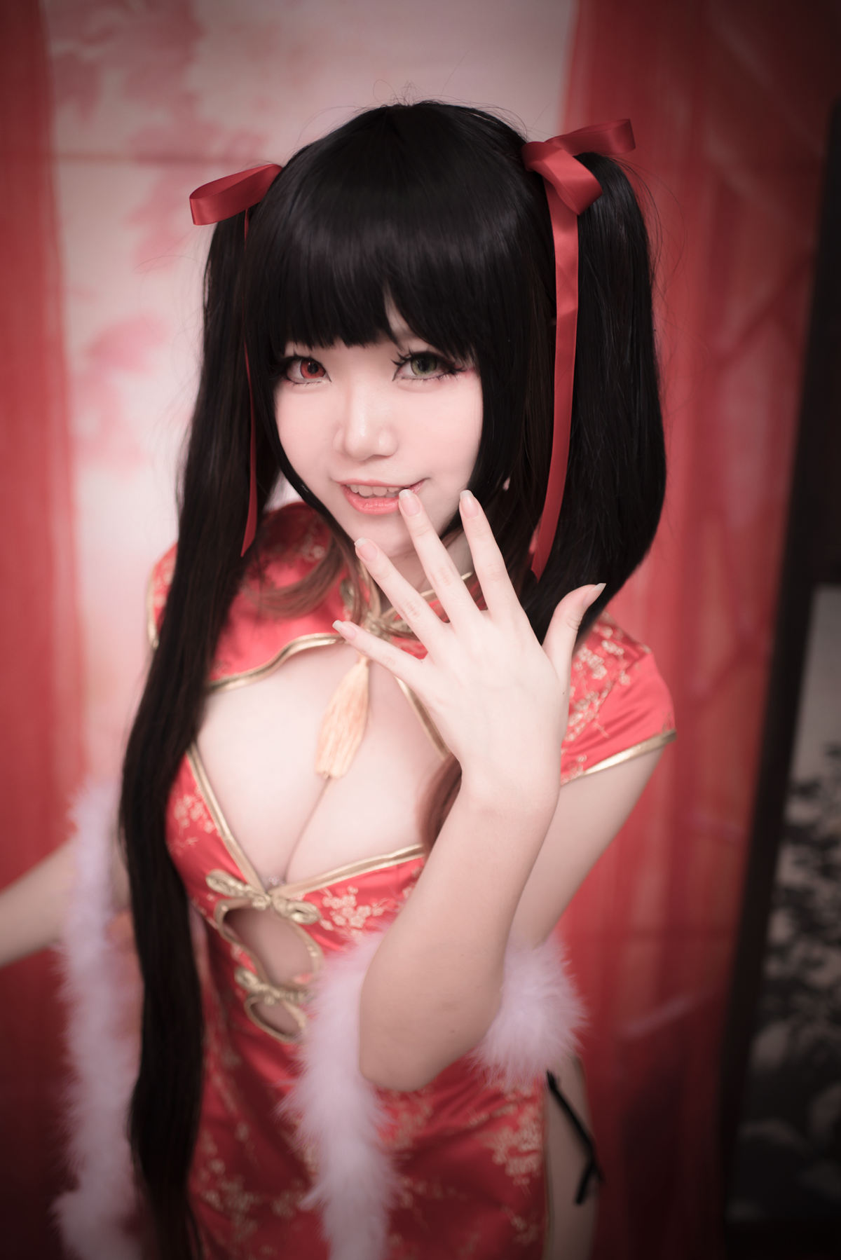 [Cosplay]艺术鉴赏 第一期 时崎狂三同人黑丝旗袍 (1).jpg