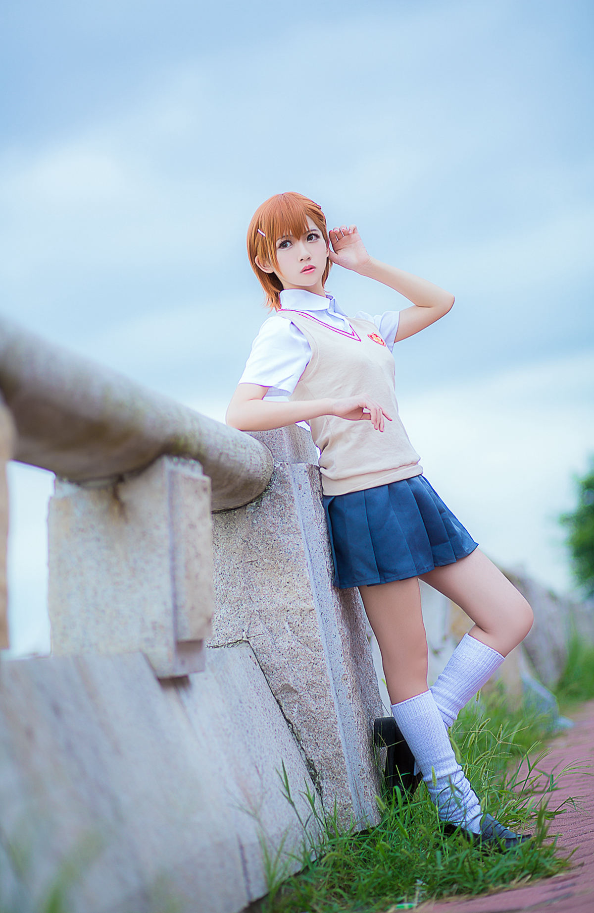 [Cosplay]艺术鉴赏 第十七期 某科学的超电磁炮 御坂美琴@校服 (3).jpg