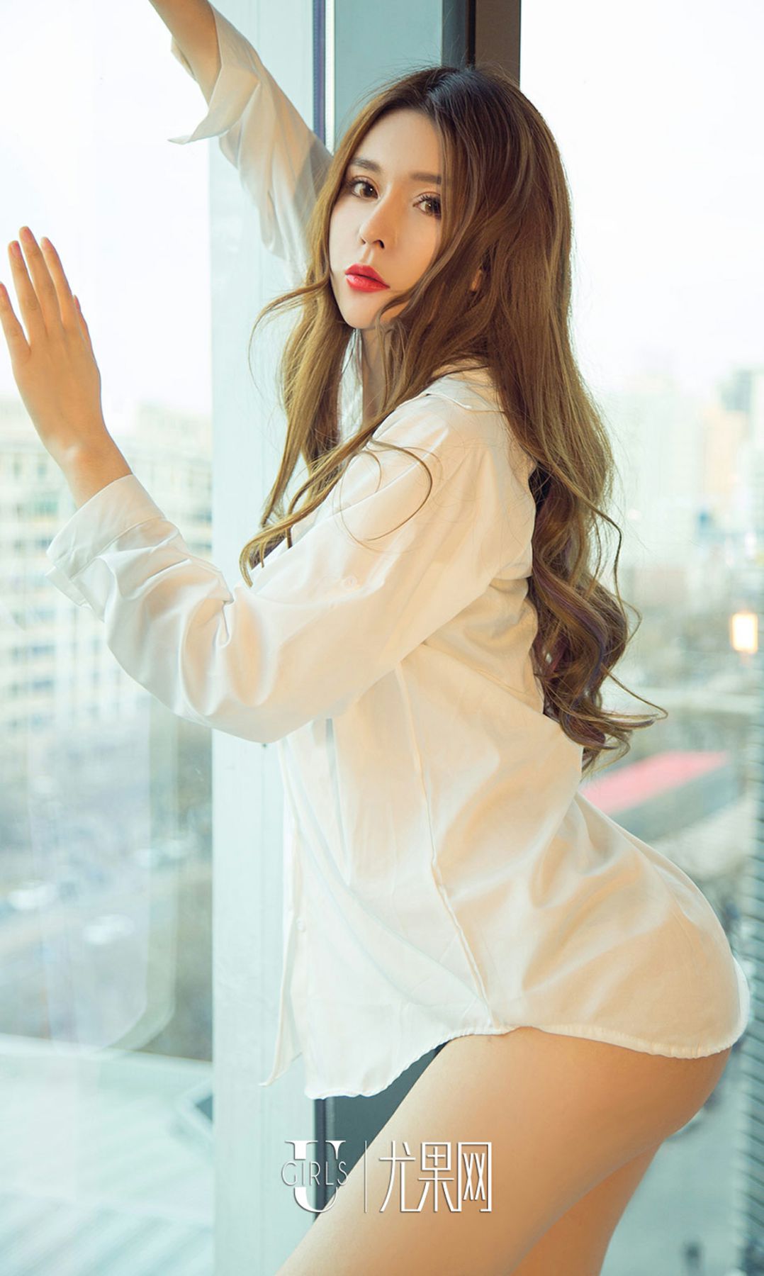 [Ugirls爱尤物]2018.01.16 NO.972 娜尤子 亮眼红唇 (5).jpg