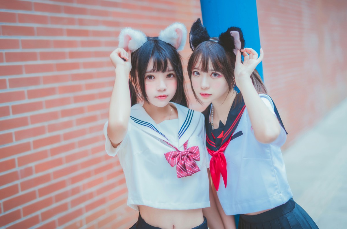 萝莉风COS 桜桃喵&疯猫ss – JK百合2 (2).jpg