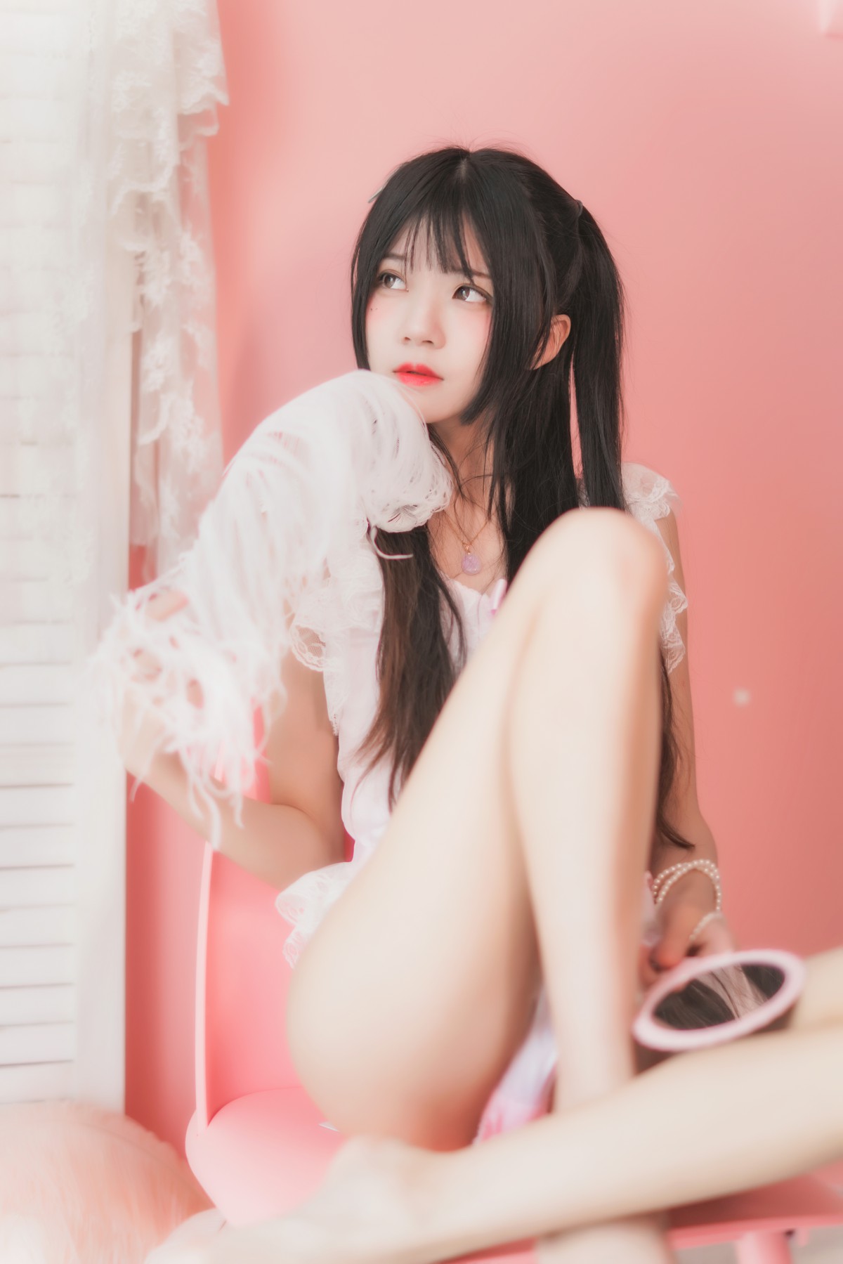 萝莉风COS 桜桃喵 –粉色浴缸 (2).jpg