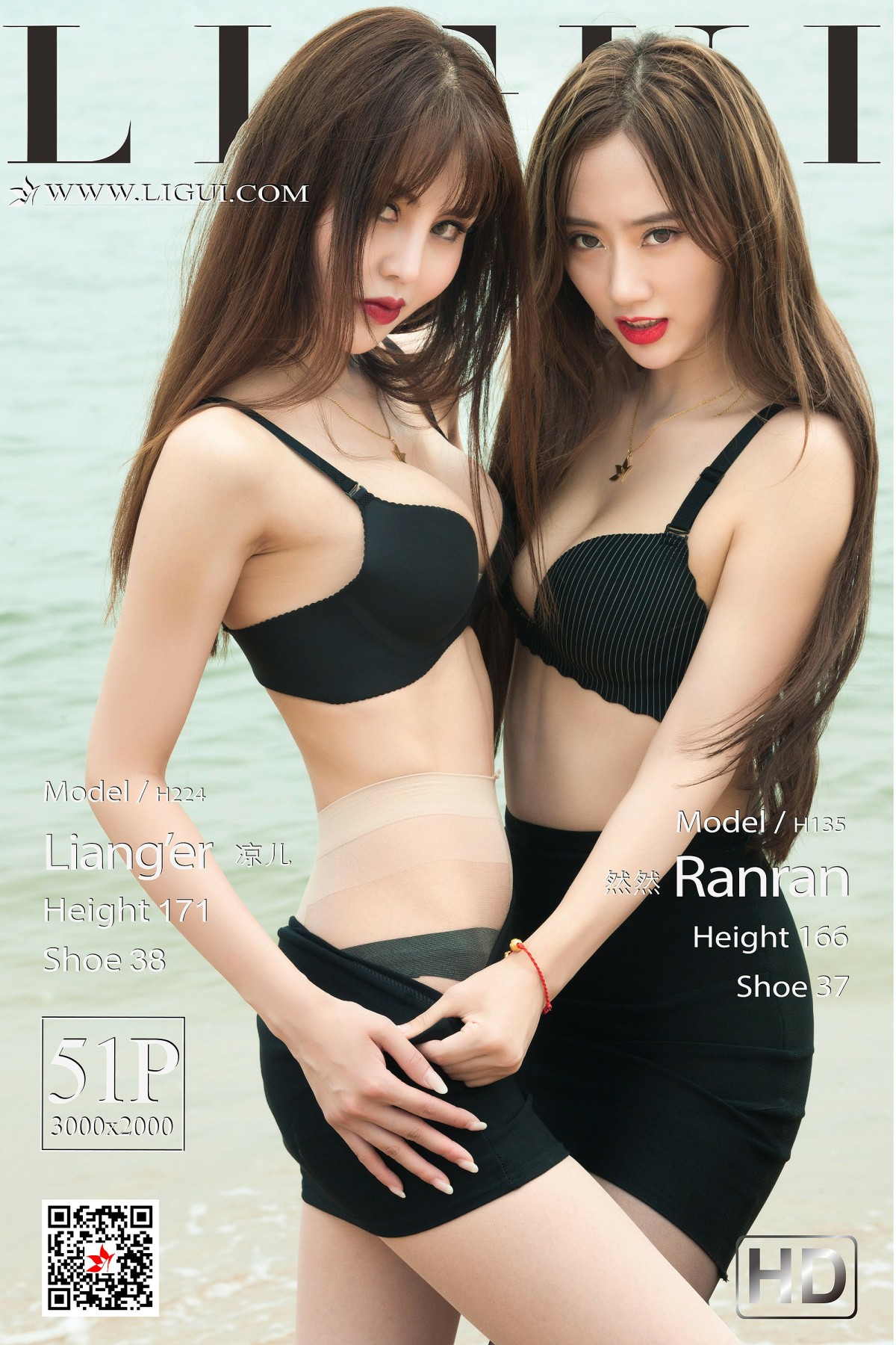 [Ligui丽柜]2019.08.02 网络丽人 Model 《双生花》の 浪花丽人[51P]
