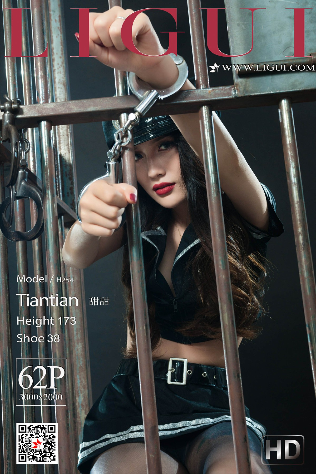 [Ligui丽柜]2019.09.06 网络丽人《狱妄黑丝》- 甜甜[61P]