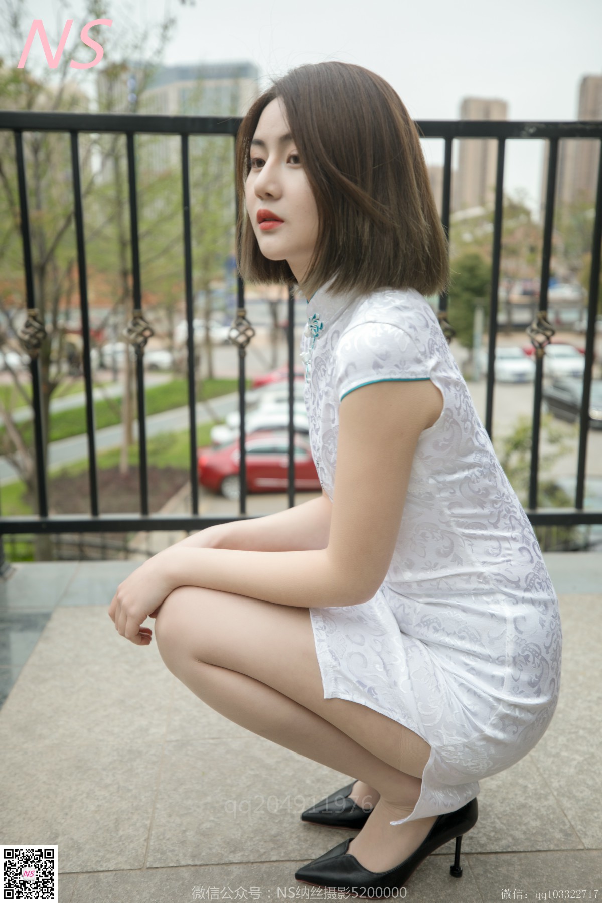 纳丝摄影 品茹 素雅旗袍丝袜秀 [71P]