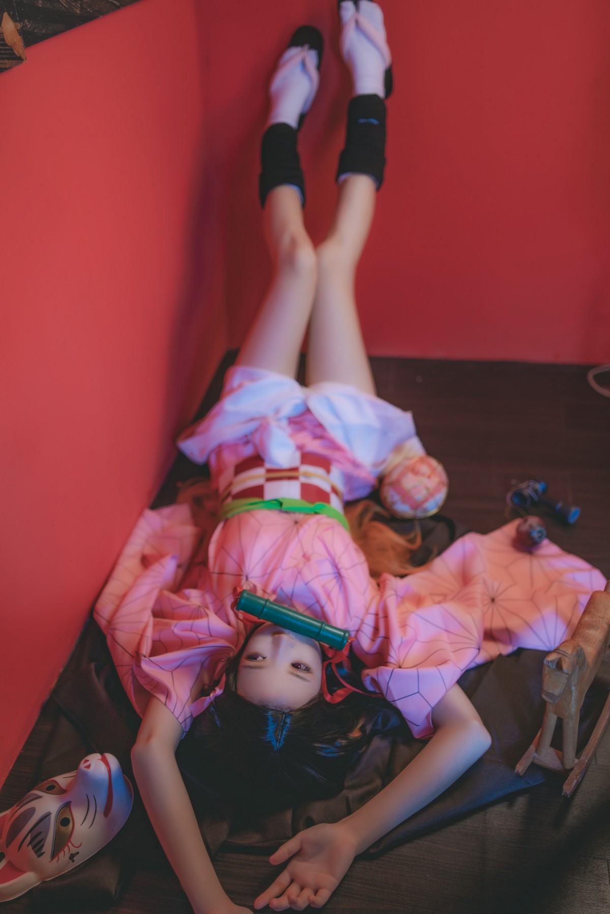 [Cosplay]桜桃喵 - 灶门祢豆子[21P]