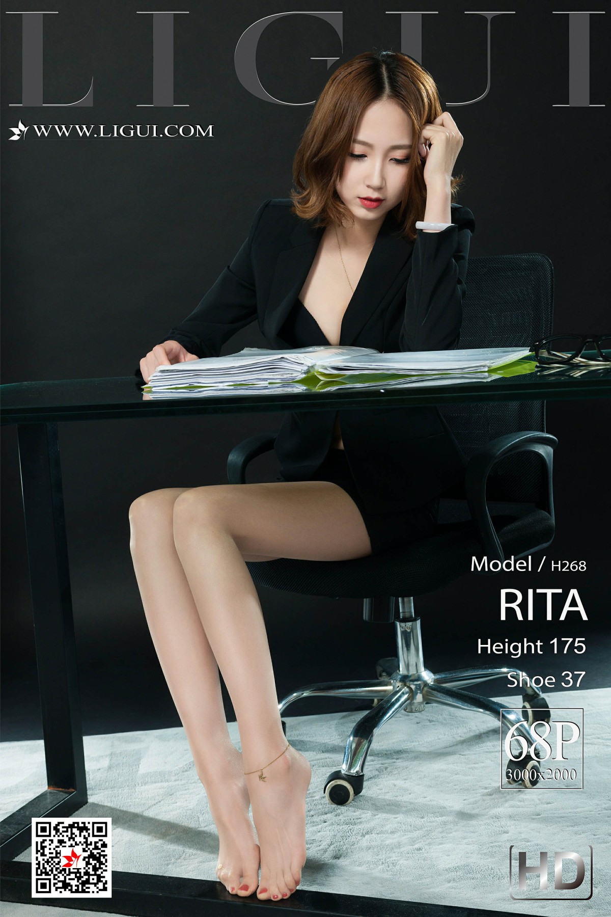 [Ligui丽柜]2019.10.21 网络丽人 Model《职场新秀》-RITA[67P]