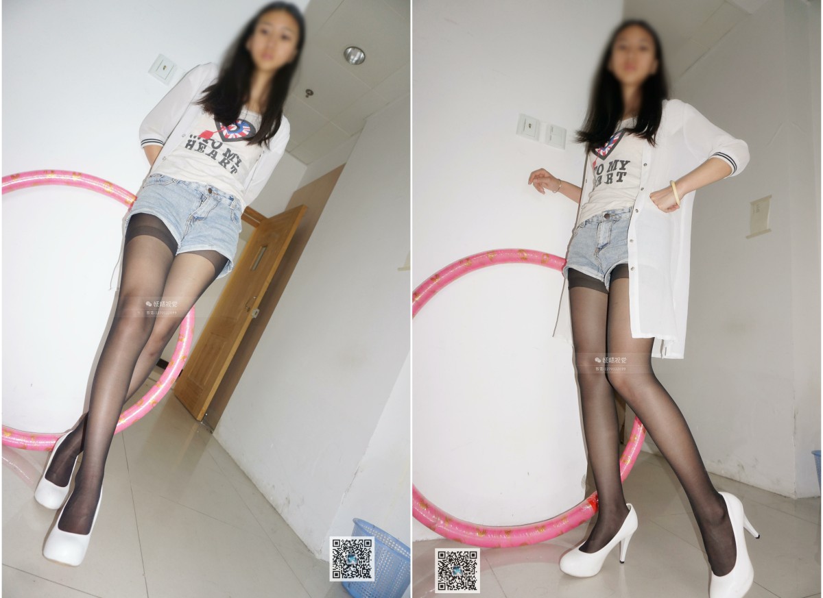 [妖精视觉]钰钰 礼仪部的标准黑丝 [73P]