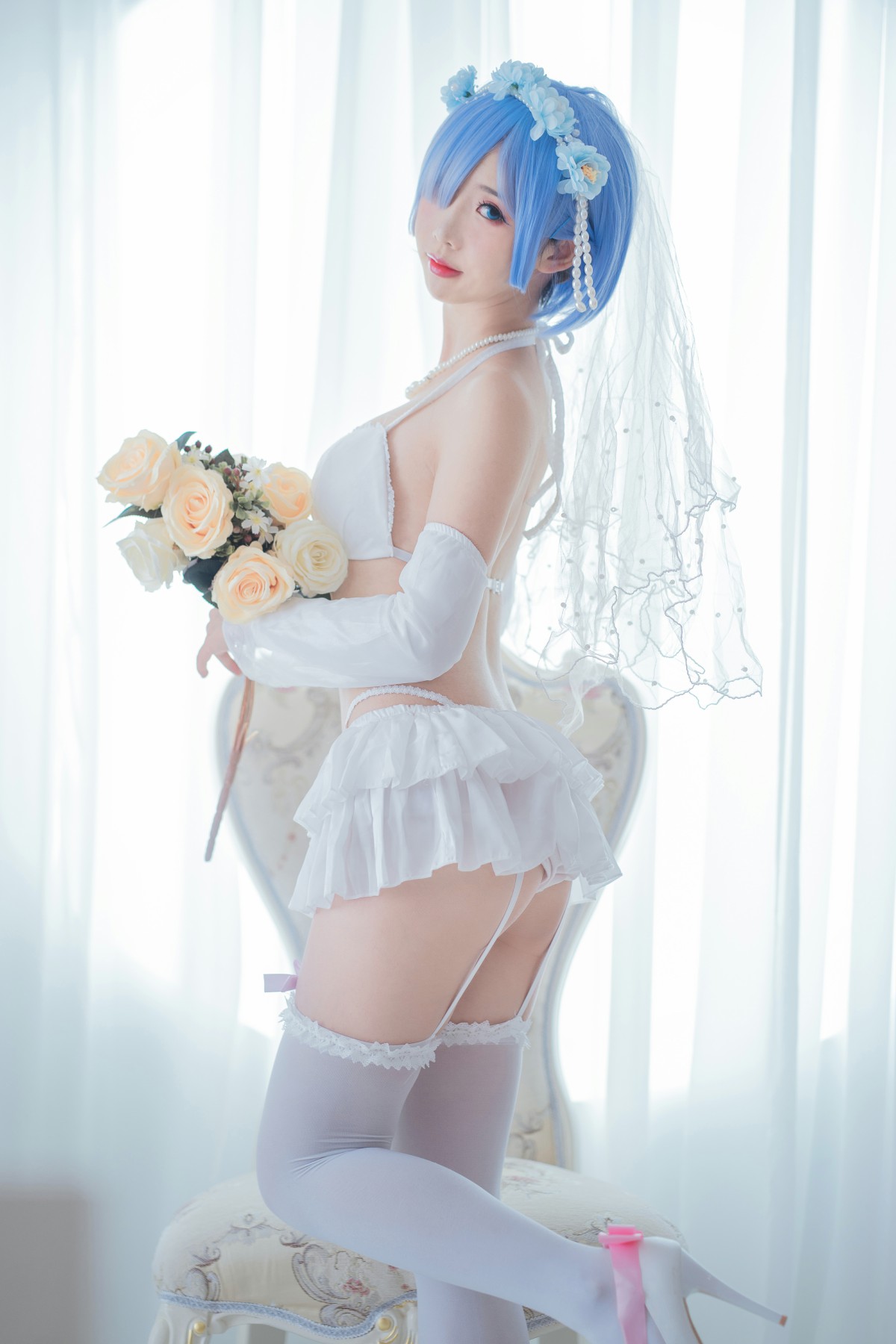 [Cosplay]面饼仙儿 - 花嫁蕾姆