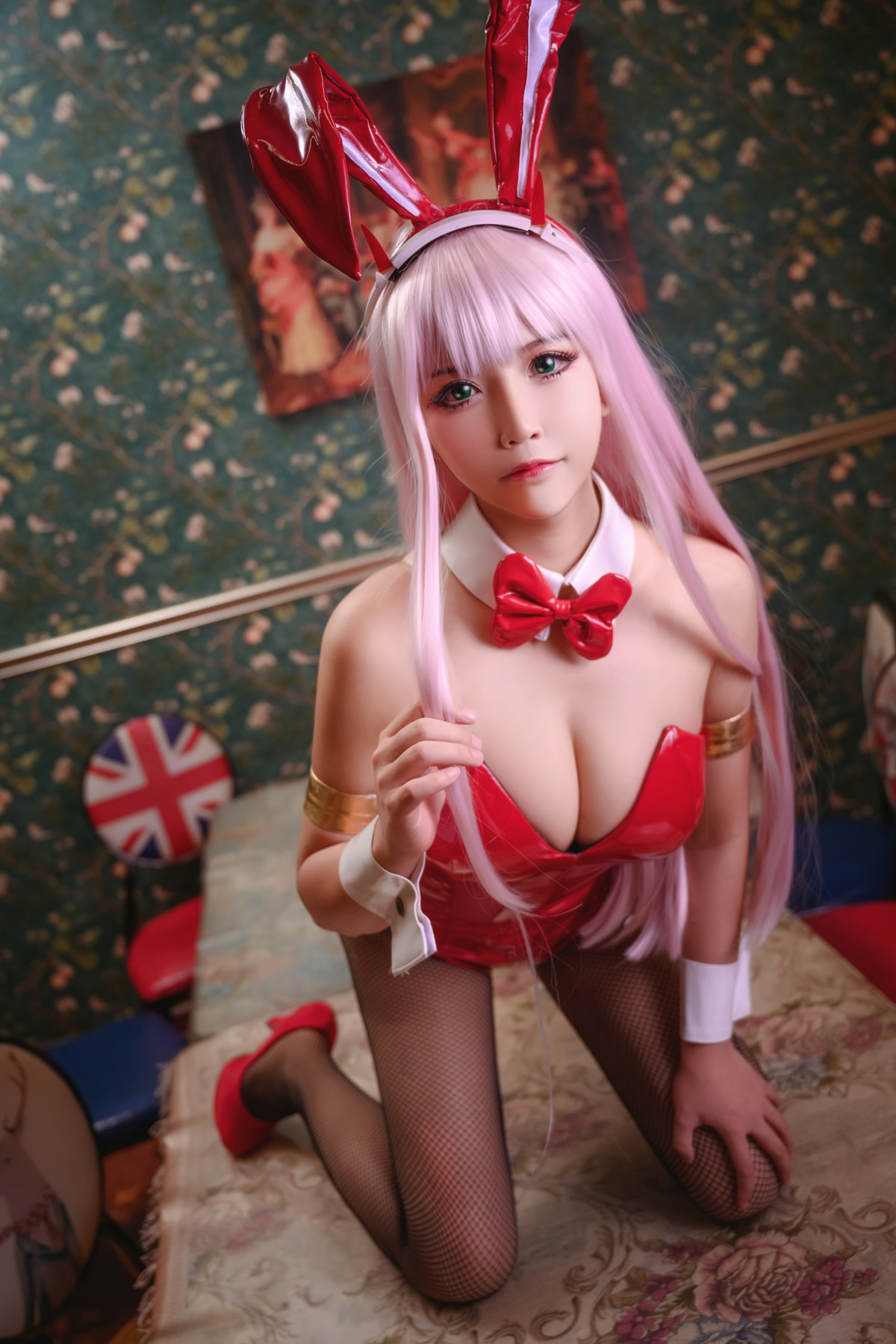 [Cosplay]抱走莫子 - 02 网袜兔女郎