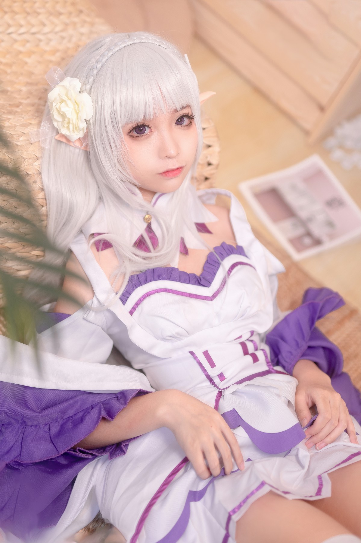 [Cosplay]动漫博主蠢沫沫 - 艾米利亚