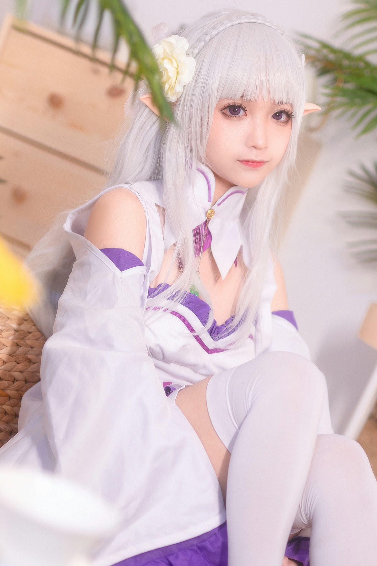 [Cosplay]动漫博主蠢沫沫 - 艾米利亚