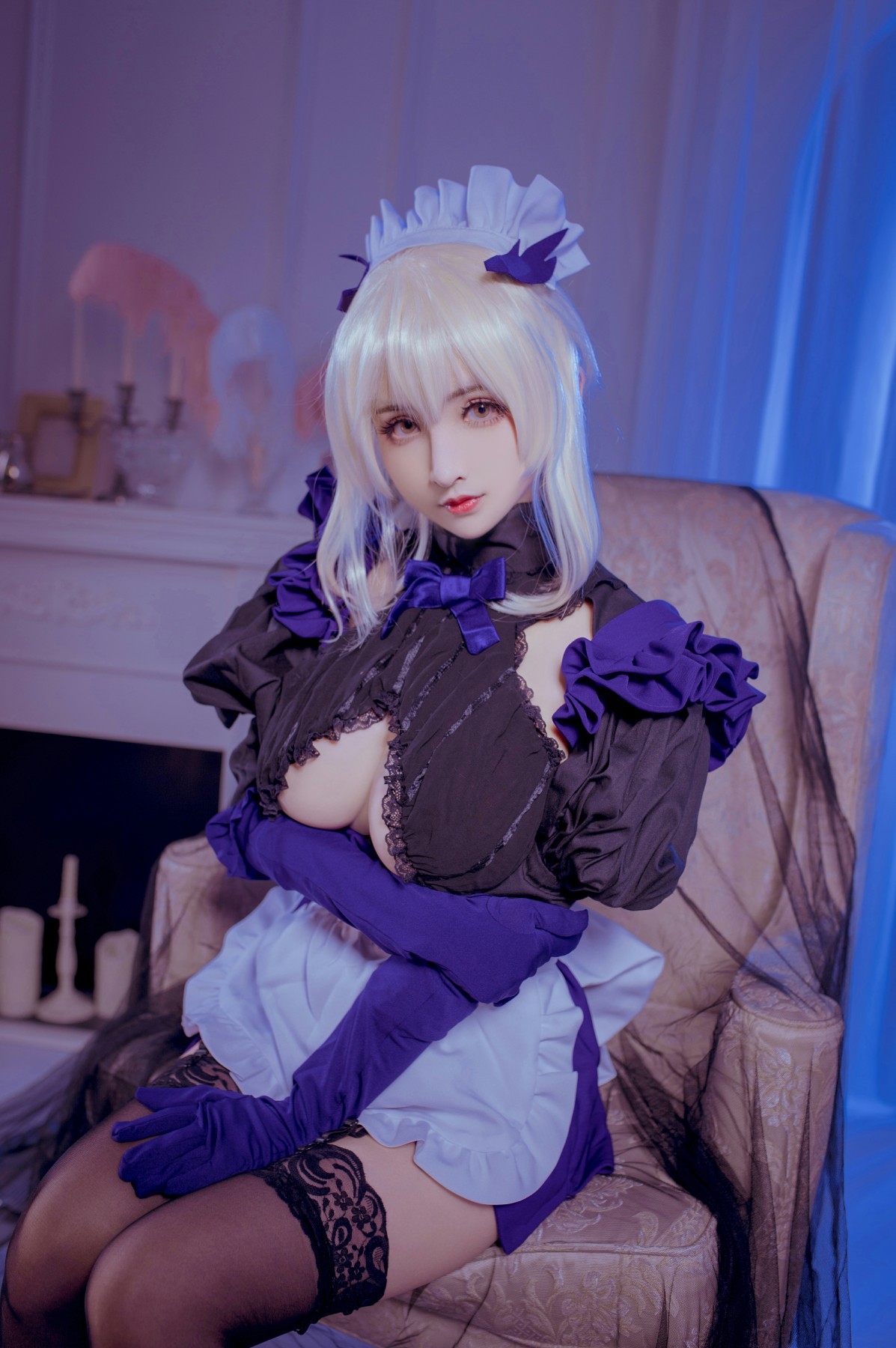 [Cosplay]rioko凉凉子 - 黑枪呆女仆