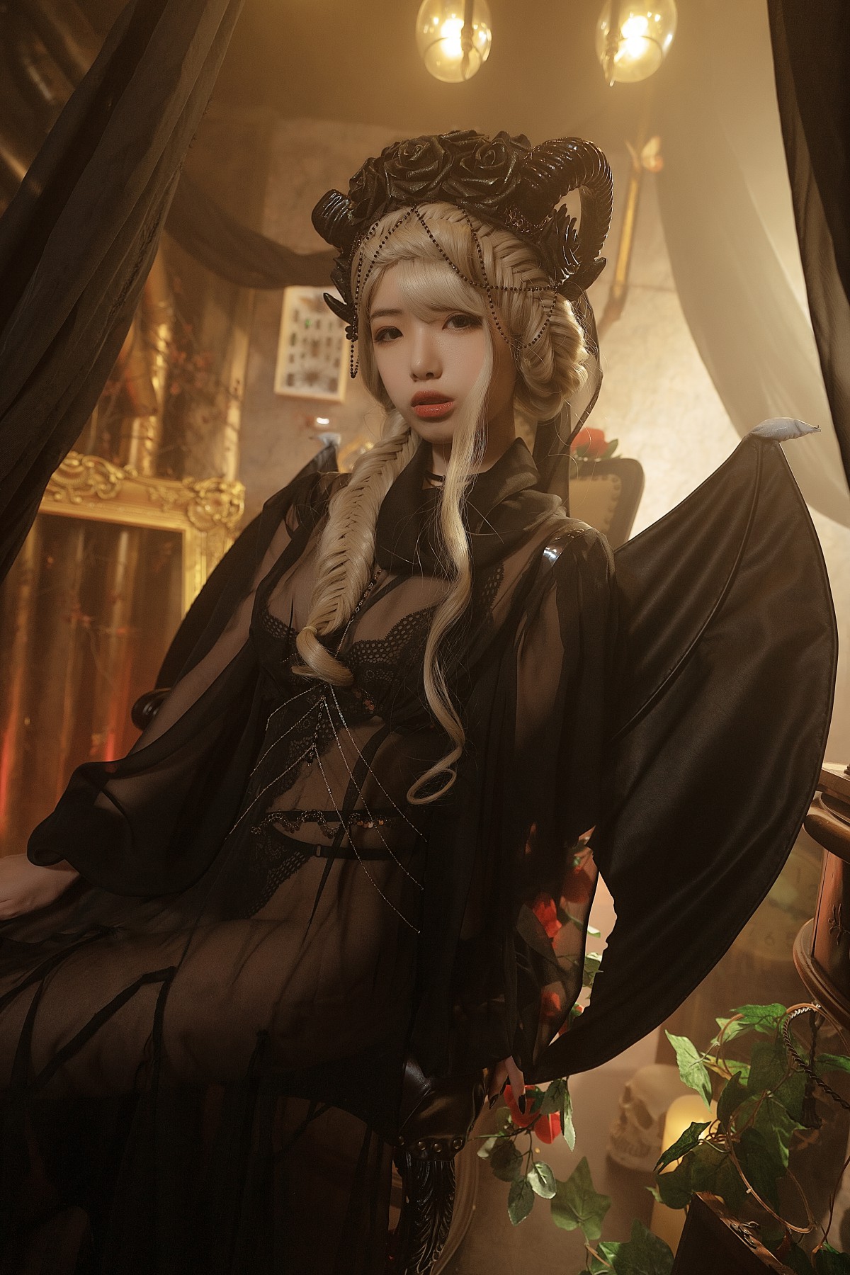 [Cosplay]雯妹不讲道理 - 魅魔 gothic devil