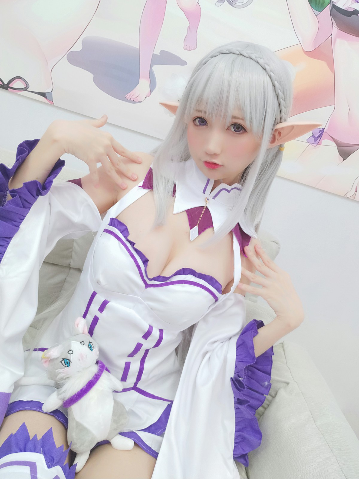 [Cosplay]NAGISA魔物喵 - VOL.05 艾米莉亚