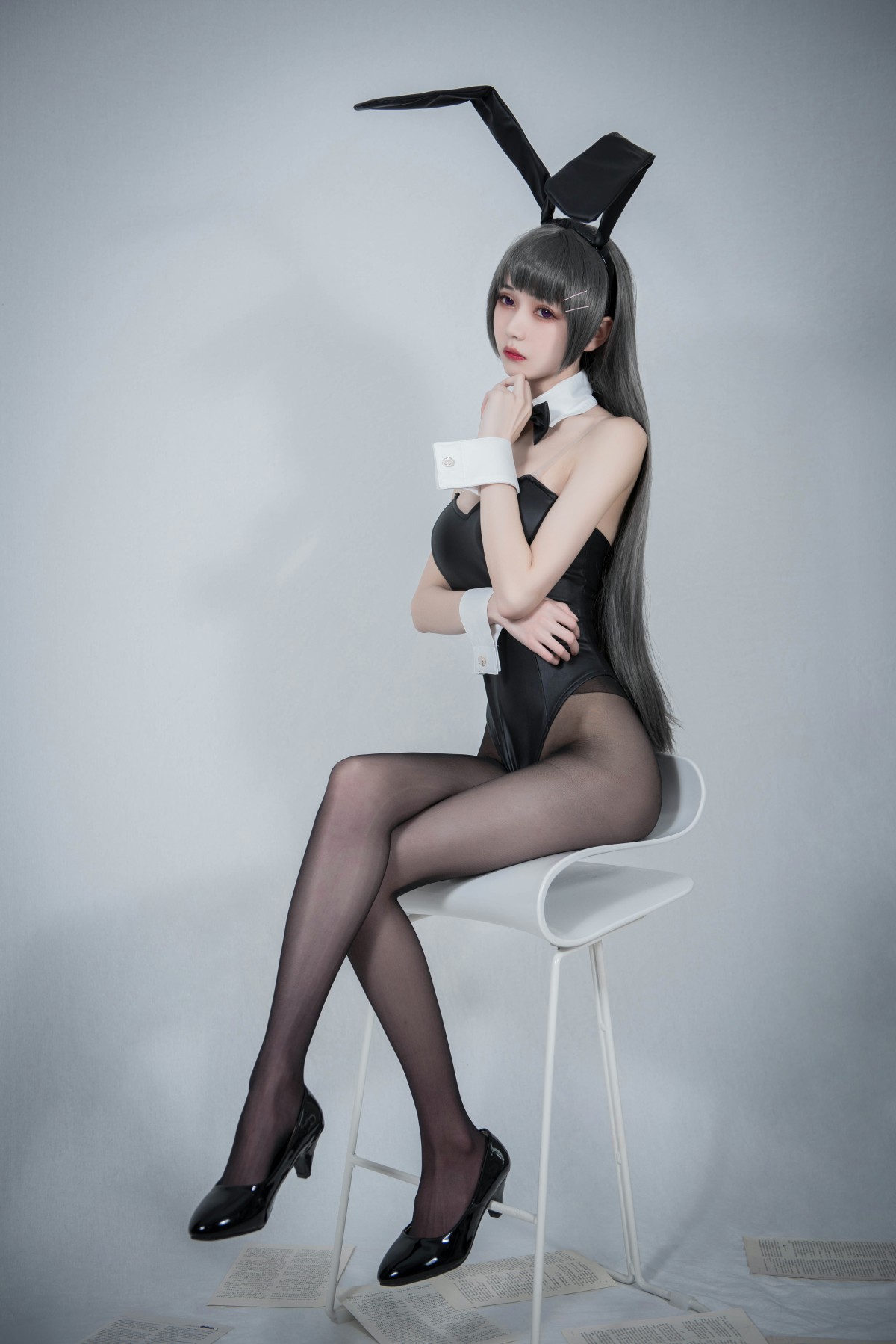 [Cosplay][你的负卿]学姐兔女郎