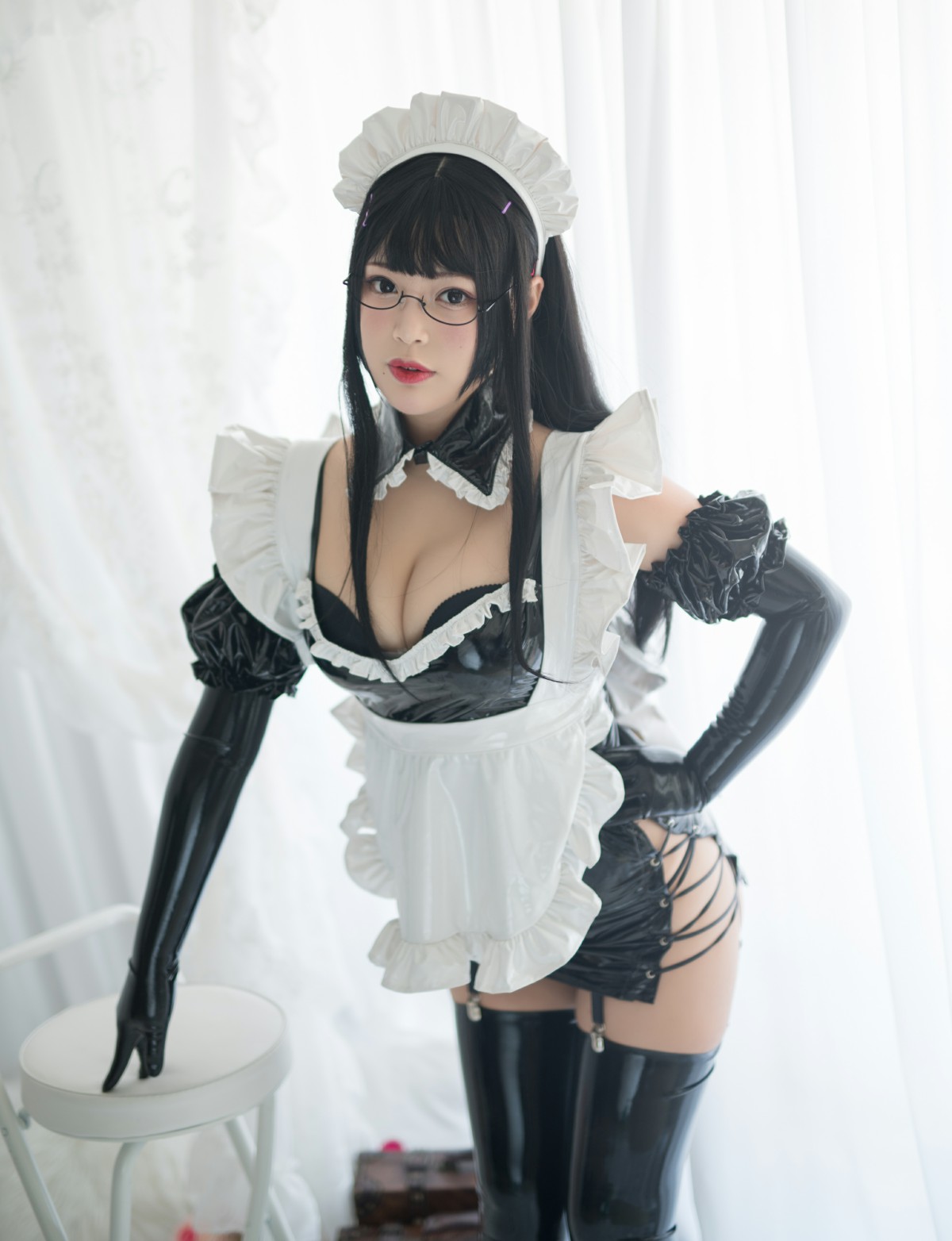 [Cosplay]白烨 - 傲娇黑胶女仆