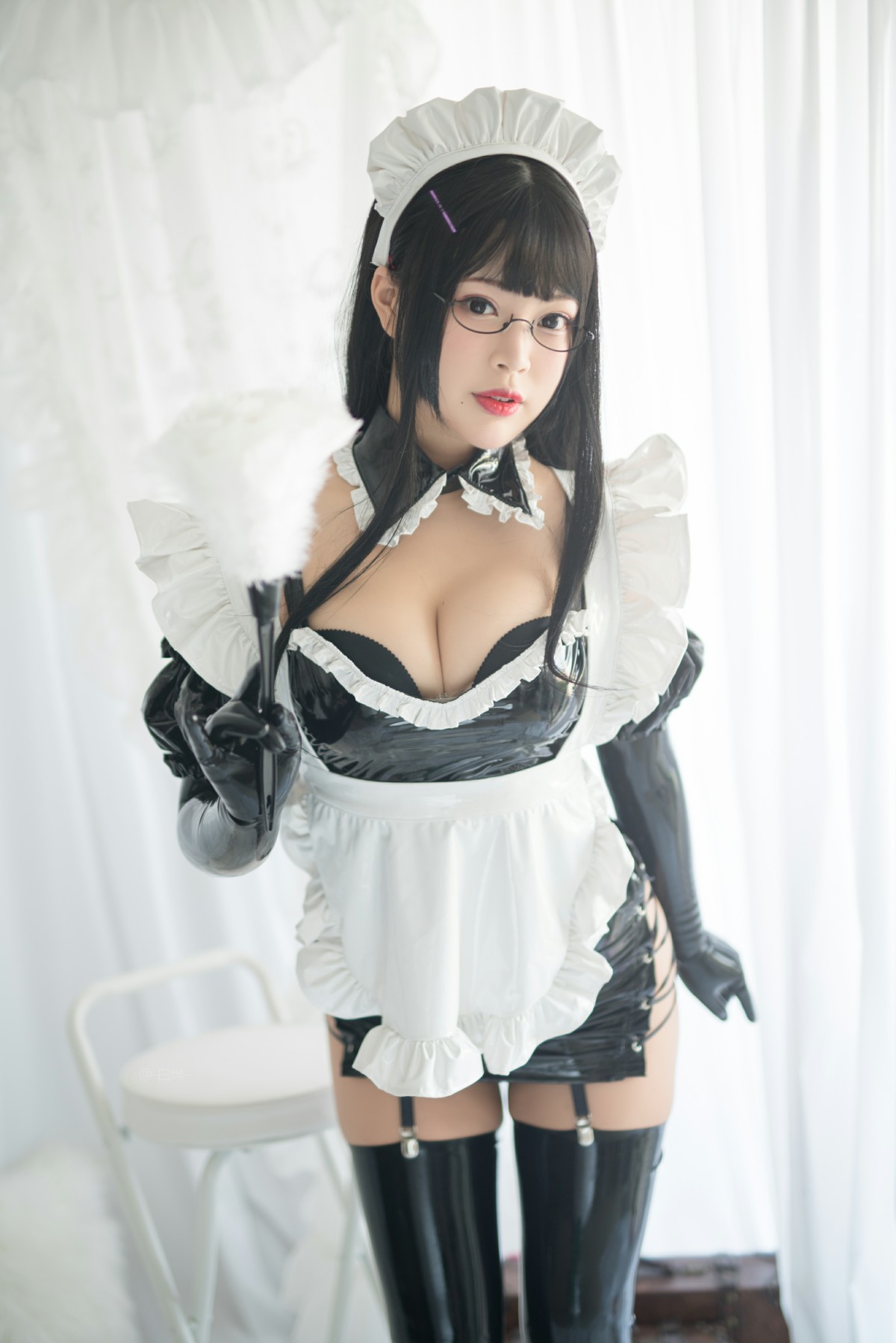 [Cosplay]白烨 - 傲娇黑胶女仆