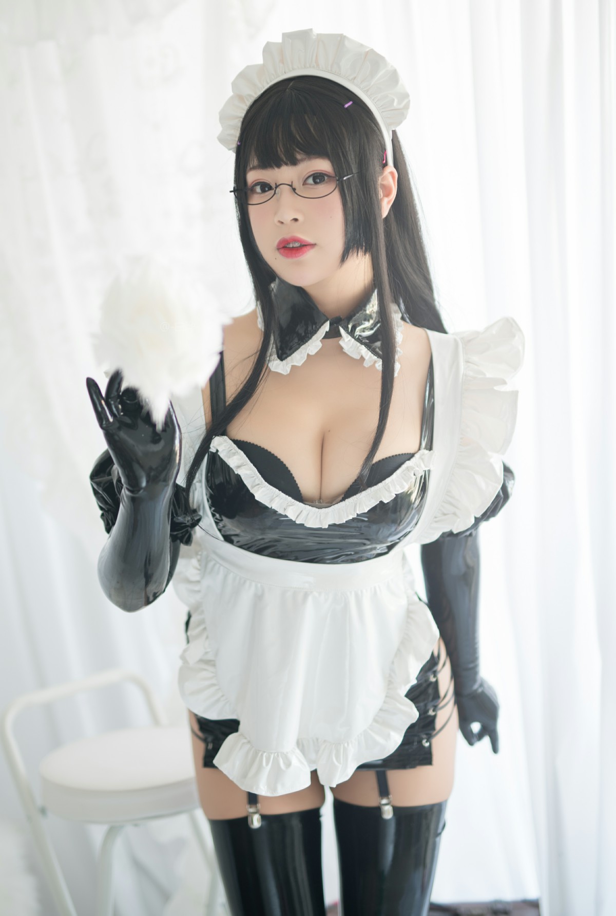 [Cosplay]白烨 - 傲娇黑胶女仆