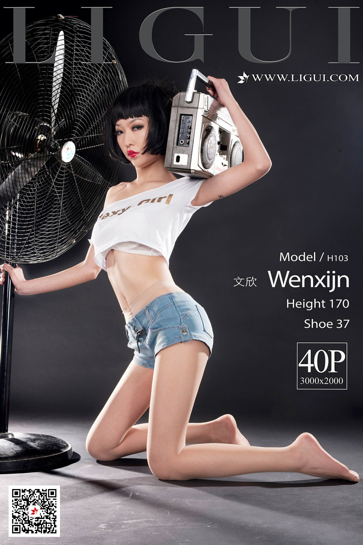 [Ligui丽柜]2020.02.10 网络丽人 Model 文欣[38P]