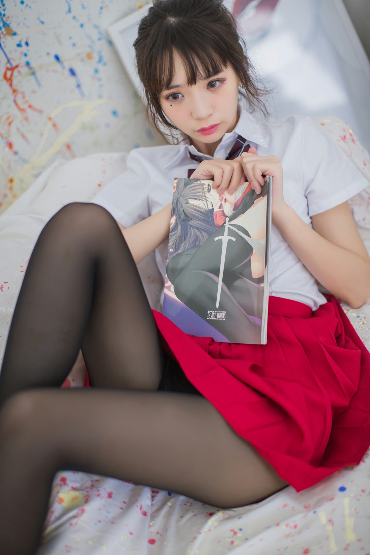 [Cosplay]疯猫ss - 画室JK少女