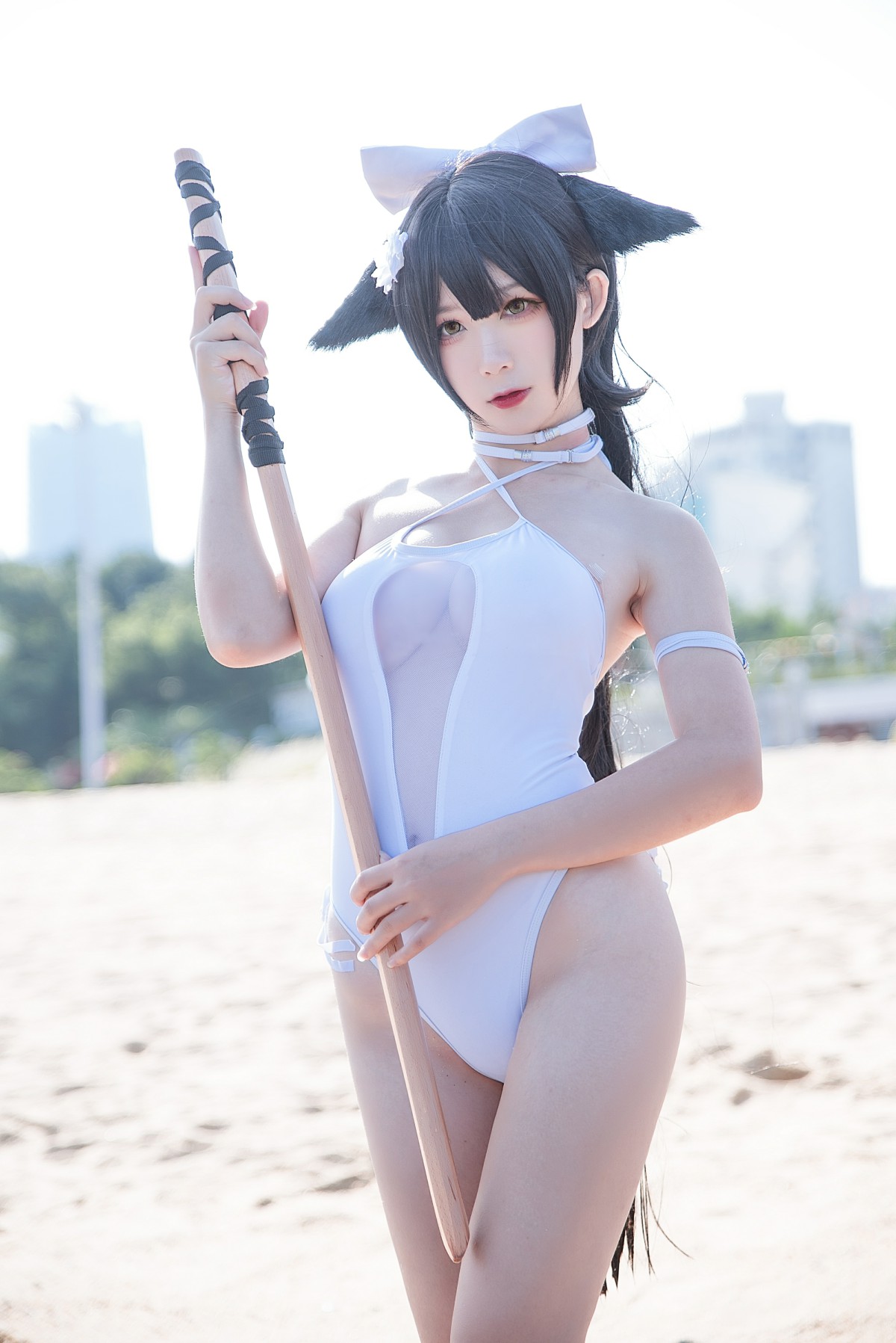 [Cosplay]樱落酱05 - 高雄泳装 第1张