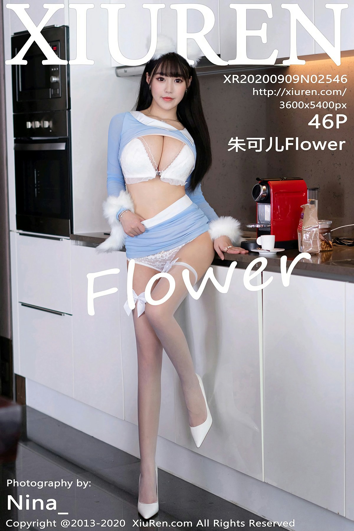 [XiuRen秀人网] 2020.09.09 No.2546 朱可儿Flower 制服装扮 第1张