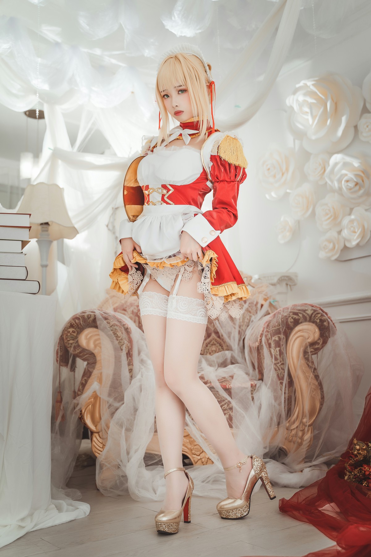 [Cosplay]雯妹不讲道理 - 尼禄女仆 第4张