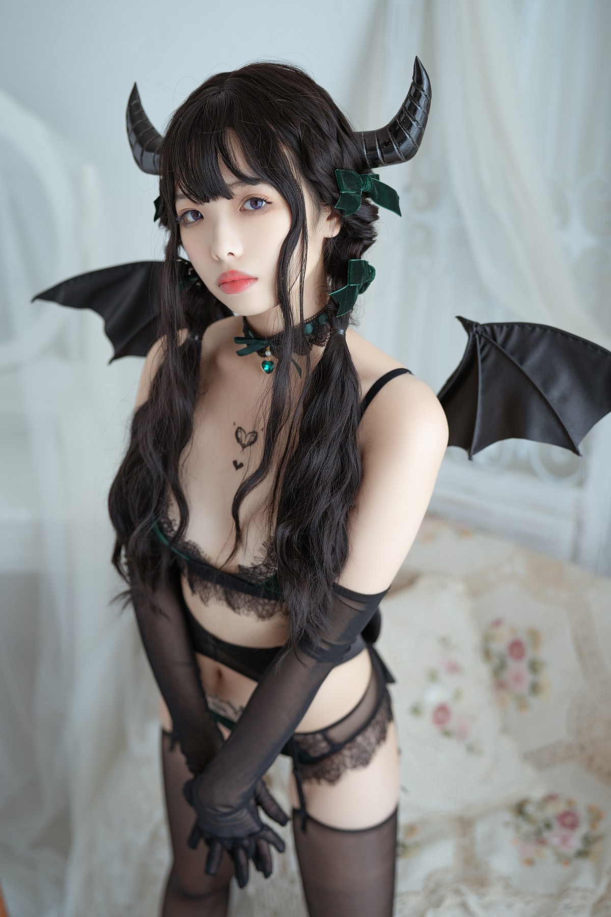 [Cosplay]雯妹不讲道理 - 魅魔本 Proud devil 第1张