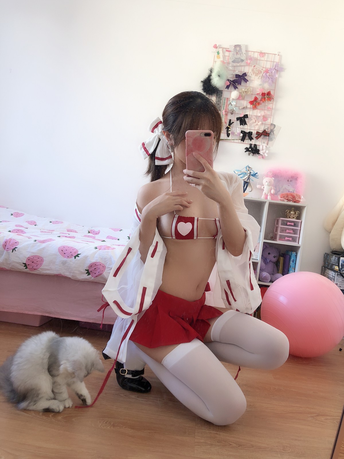 [Cosplay]雯妹不讲道理 - 巫女 第3张