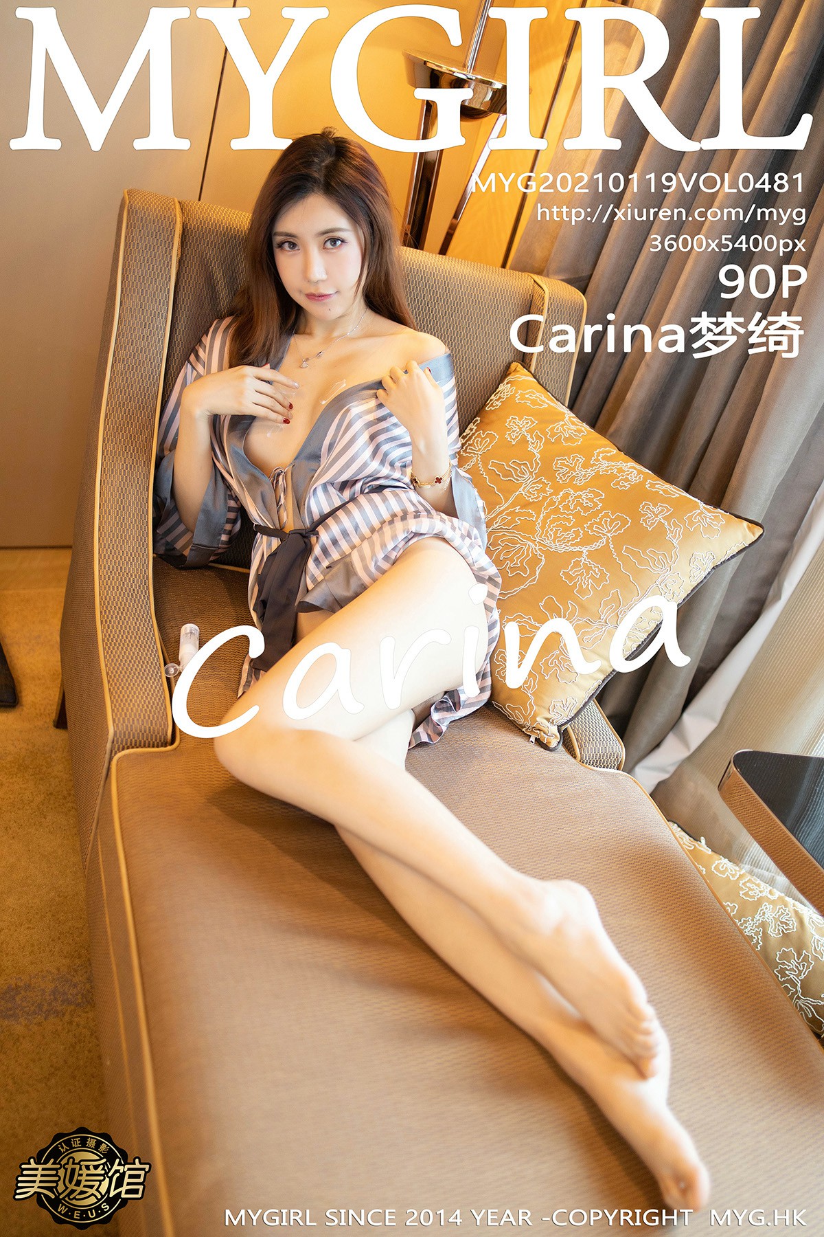 [MyGirl美媛馆] 2021.01.19 VOL.481 Carina梦绮 第1张