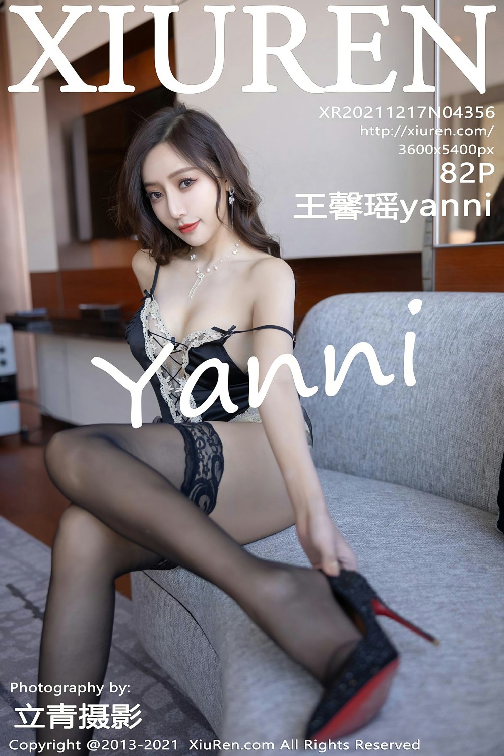 [XiuRen秀人网] 2021.12.17 No.4356 王馨瑶yanni 蕾丝高跟 第1张