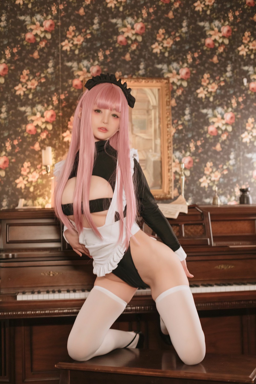 桜井宁宁 - 复古女仆[45P]