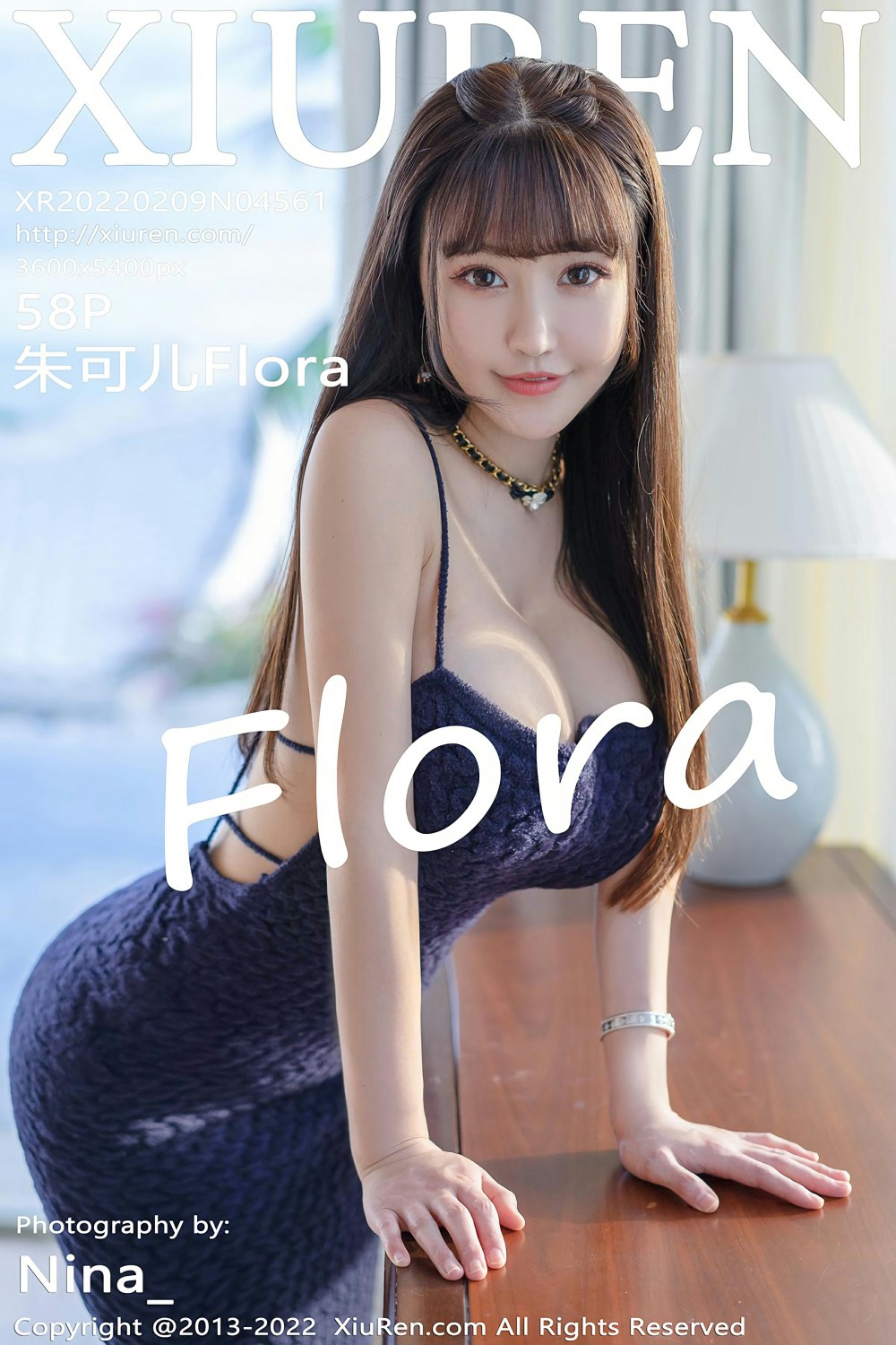 [XiuRen秀人网] 2022.02.09 No.4561 朱可儿Flora 诱人黑丝 第1张