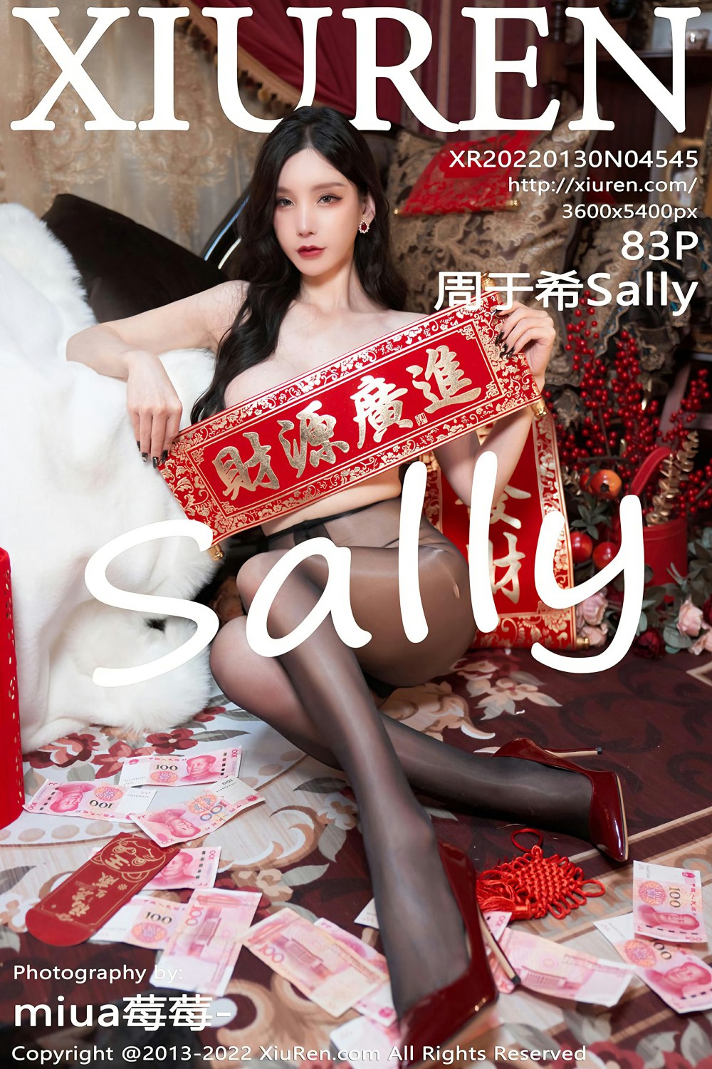 [XiuRen秀人网] 2022.01.30 No.4545 周于希Sally 新年主题 第1张