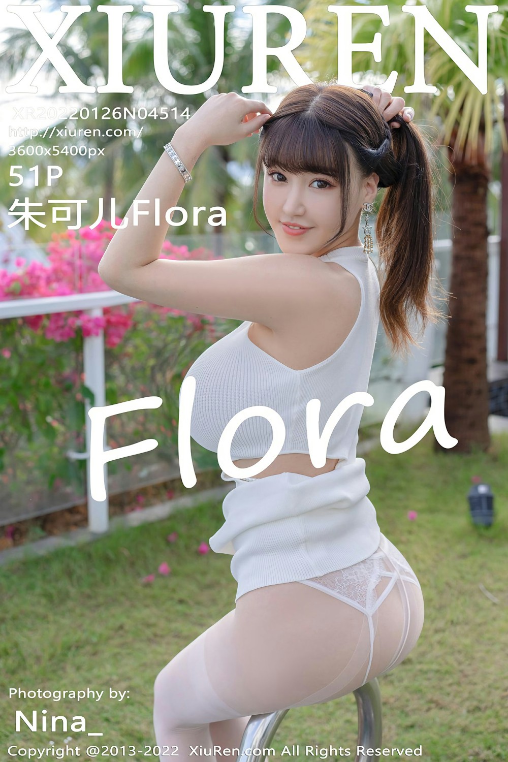 [XiuRen秀人网] 2022.01.26 No.4514 朱可儿Flora 白色丝袜 第1张