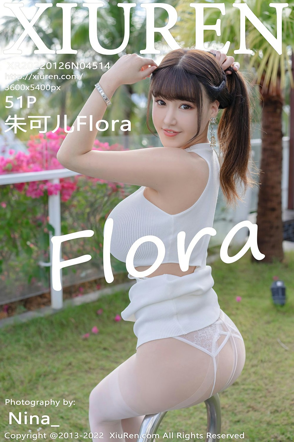[XiuRen秀人网] 2022.01.26 No.4514 朱可儿Flora 白色丝袜[47P]