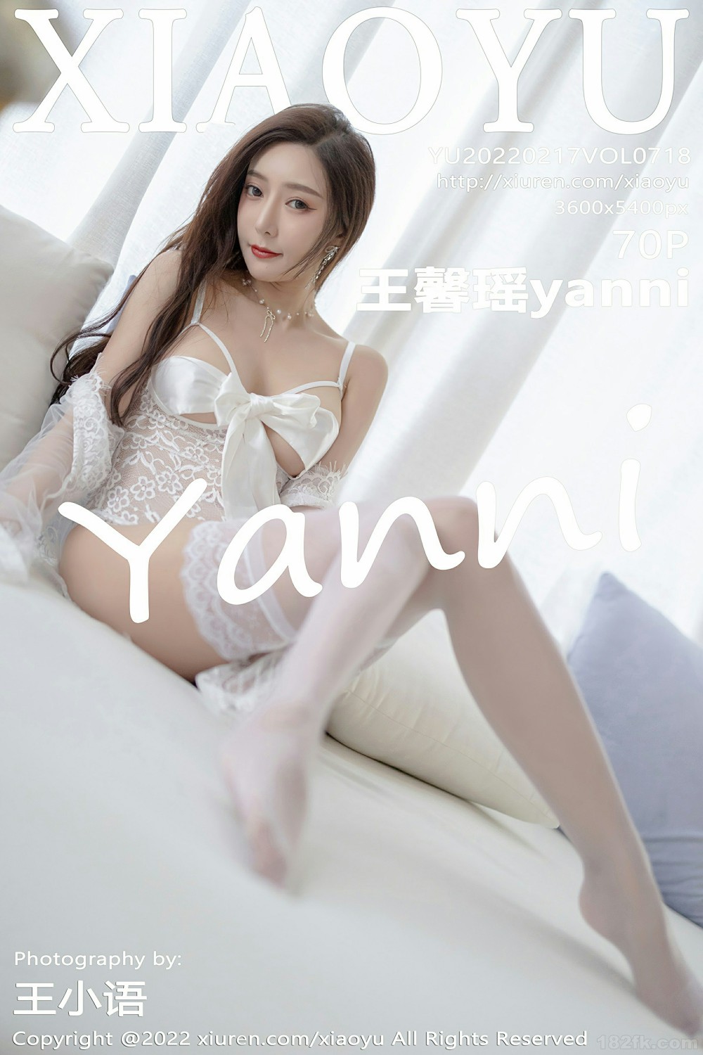 [XIAOYU语画界] 2022.02.17 VOL.718 王馨瑶yanni 白色丝袜 第1张