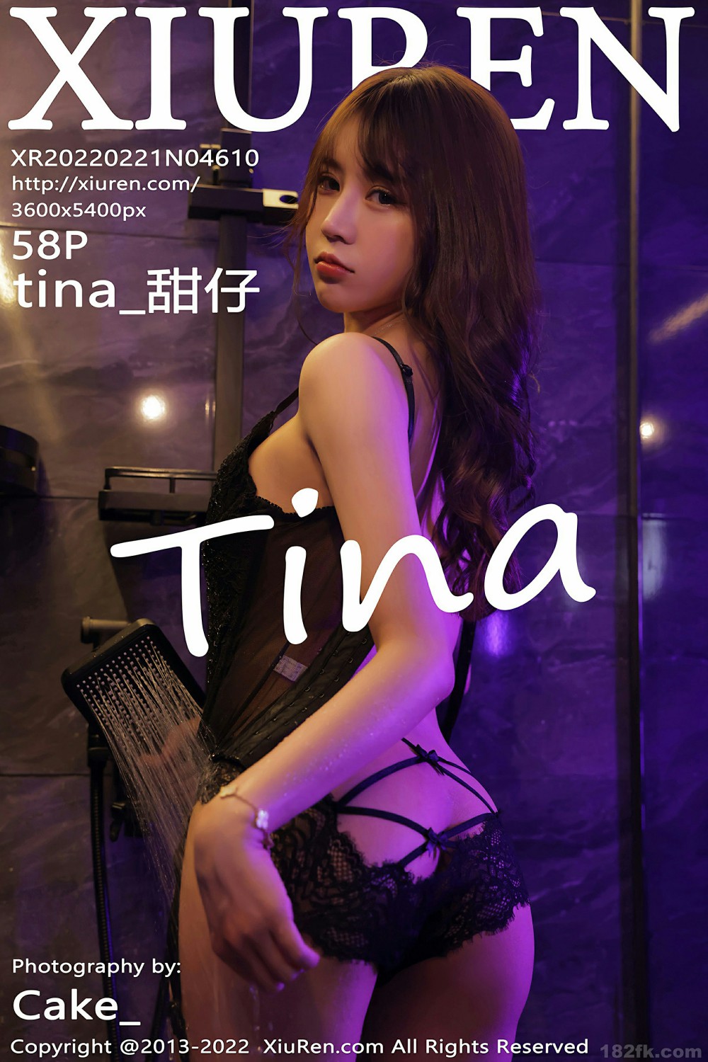 [XiuRen秀人网] 2022.02.21 No.4610 tina_甜仔 透明黑丝 第1张