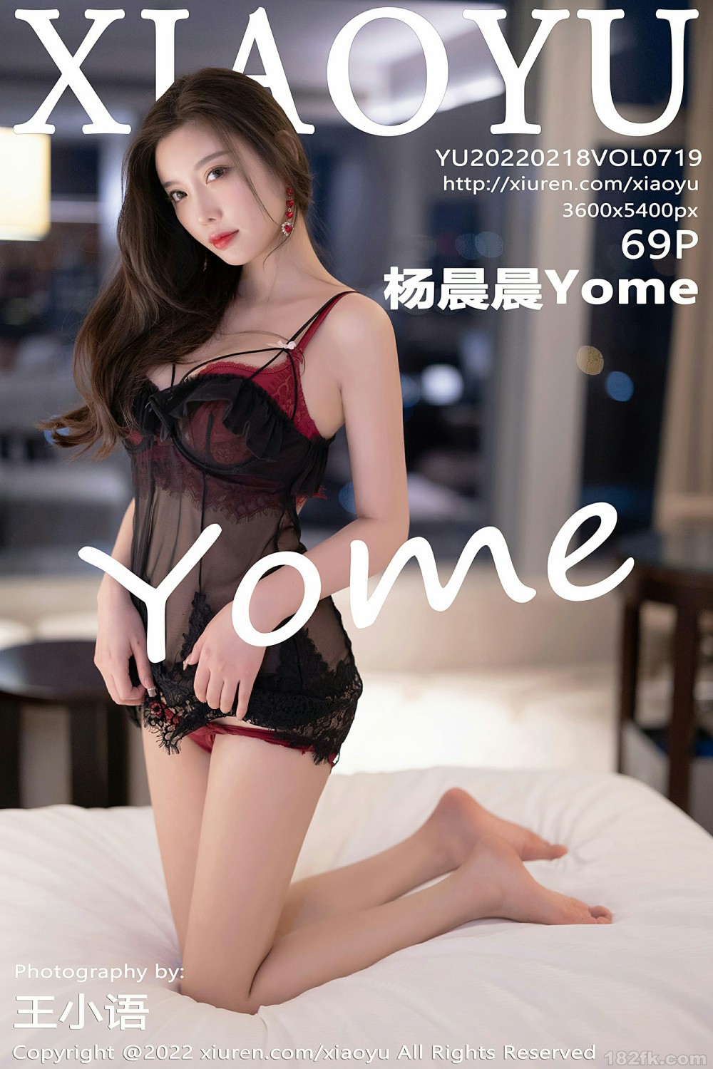 [XIAOYU语画界] 2022.02.18 VOL.719 杨晨晨Yome 性感蕾丝 第1张