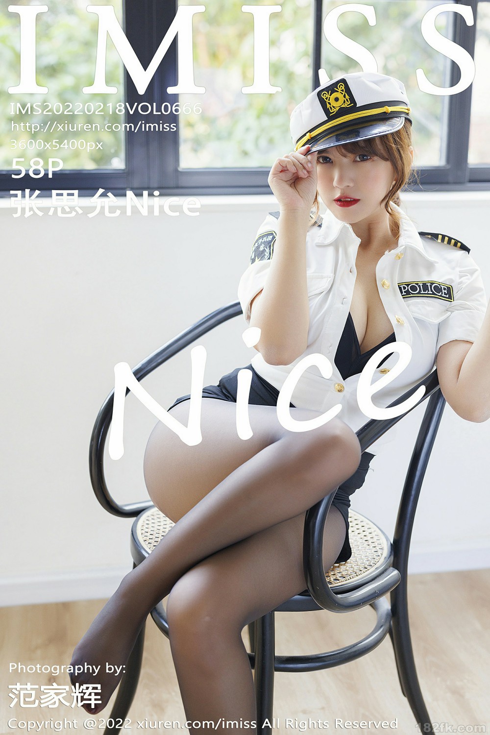 [IMISS爱蜜社] 2022.02.18 VOL.666 张思允Nice 女警系列 第1张