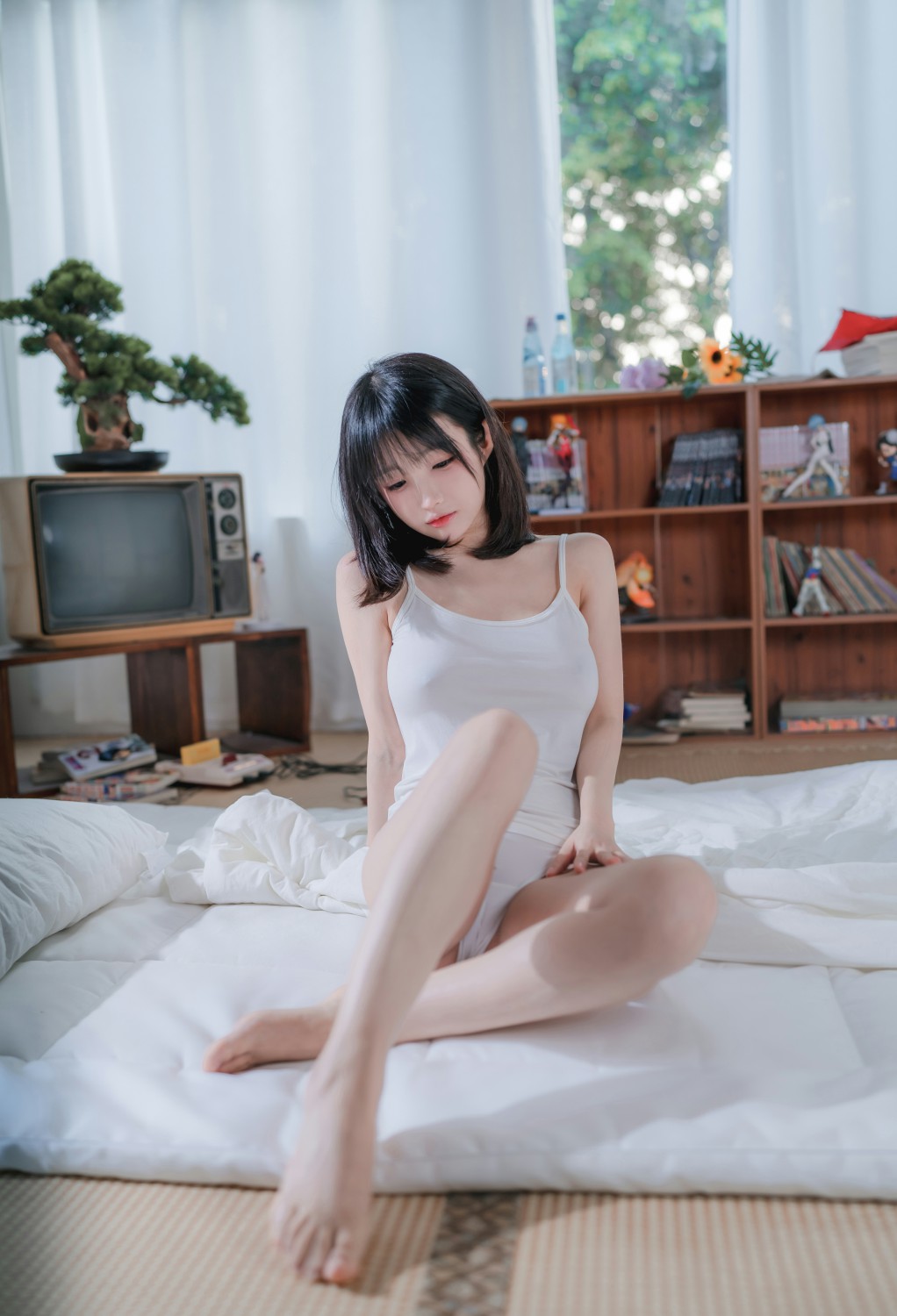 桜井宁宁 - 吊带女孩[62P]