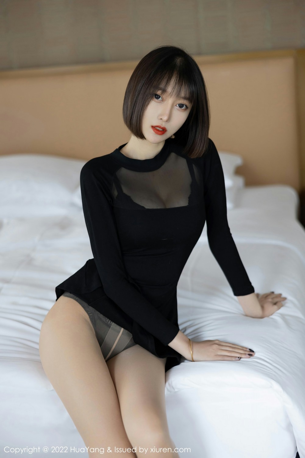 [HuaYang花漾写真] 2022.03.17 VOL.491 玥儿玥er 丝足美腿 第3张