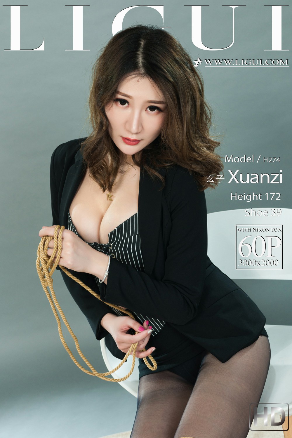 [Ligui丽柜] 2022.03.24 《紧缚丽莲》玄子[61P]